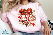 Merry Christmas Santa Bow PNG, a Seasonal Illustration by Daily.Designs (Thumbnail 3 of 5)