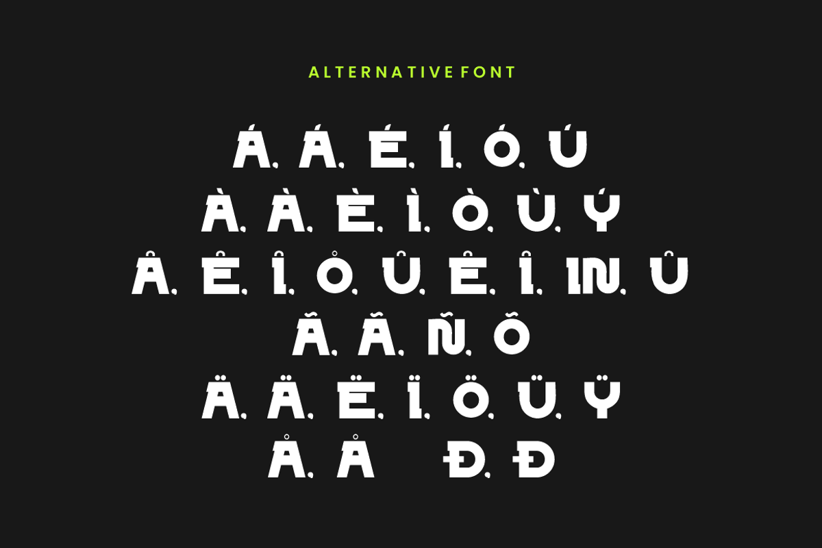 Gordten - Baseball Font, a Sans Serif Font by Iqsiart Studio (Photo 5 of 9)