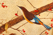 Birds are sitting on the branches, a Decorative Illustration by UltraShop (Thumbnail 4 of 5)