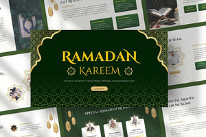 Ramadan Kareem PowerPoint Template, a Presentation Template by FIBRINOSÄ