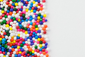 Rainbow Sprinkle Border