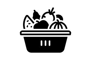 Dietary wholesome solid icon, a Solid Icon by Creative priyanka