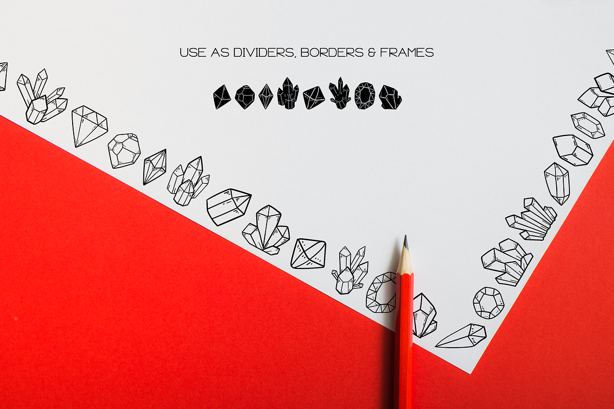 Crystal Doodles - Dingbats Font, a Symbol Font by WADLEN (Photo 7 of 7)