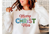 Merry Christmas Sublimation PNG, an Illustration by Designking (Thumbnail 3 of 6)