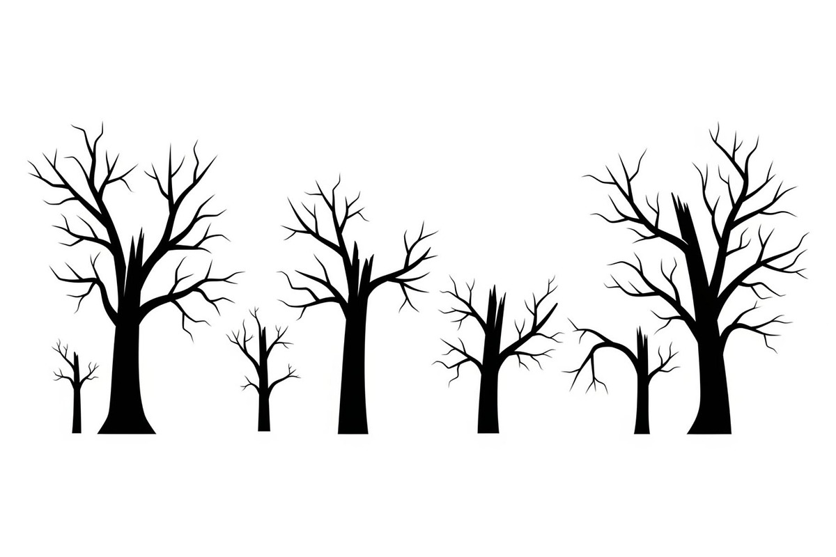 Dark Halloween Forest Design, a Graphic by BIPLOB EXPERT (Photo 2 of 13)