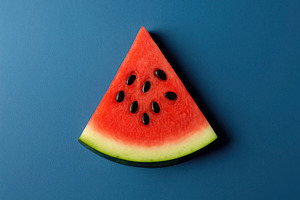 slice of watermelon, generative AI, a Photo by Nito