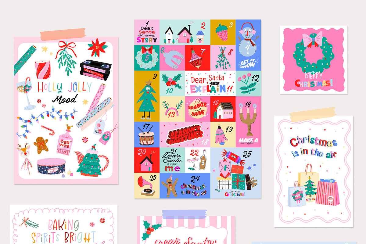 Cozy Christmas Girl Clipart, a Graphic by Ruslana Lubenets (Photo 13 of 21)