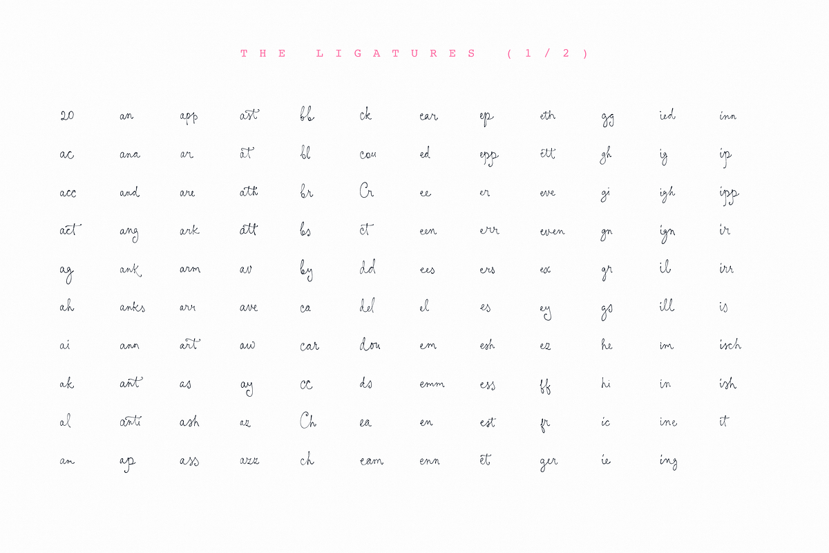 Little Garden Stories, a Script Font by PeachCreme (Photo 10 of 11)