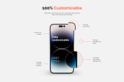 iPhone 14 PRO Mockup, an iPhone Mockup by Mocku (Thumbnail 10 of 17)