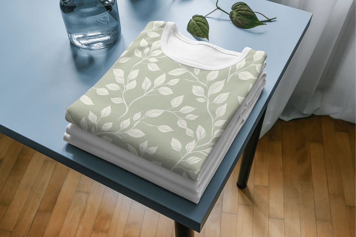 12 Serenity Sprigs Seamless Patterns, a Pattern Graphic by Inknfolly (Photo 6 of 7)
