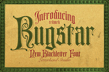 Rugstar Blackletter Font