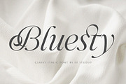 Bluesty | Classy Italic, a Script Font by Ef Studio (Thumbnail 1 of 15)