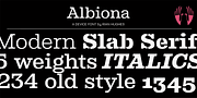 Albiona, a Slab Serif Font by Device (Thumbnail 5 of 5)