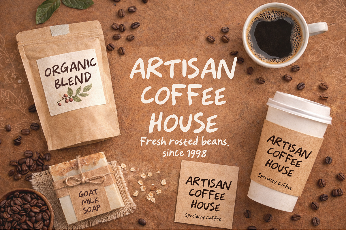 Roughberry – Natural Playful Brush, a Handwritten Font by cocodesign (Photo 5 of 8)