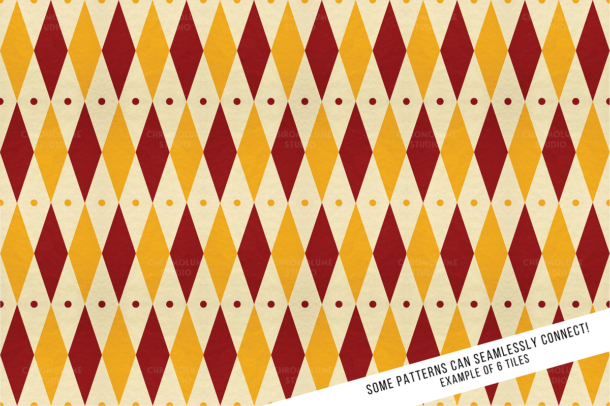 Vintage Circus Digital Paper, a Pattern Graphic by Chromolume Studio (Photo 5 of 23)