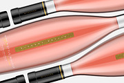 Rosé Wine Bottle Mockup, a Packaging Mockup by Graxaim Mock-up (Thumbnail 3 of 6)