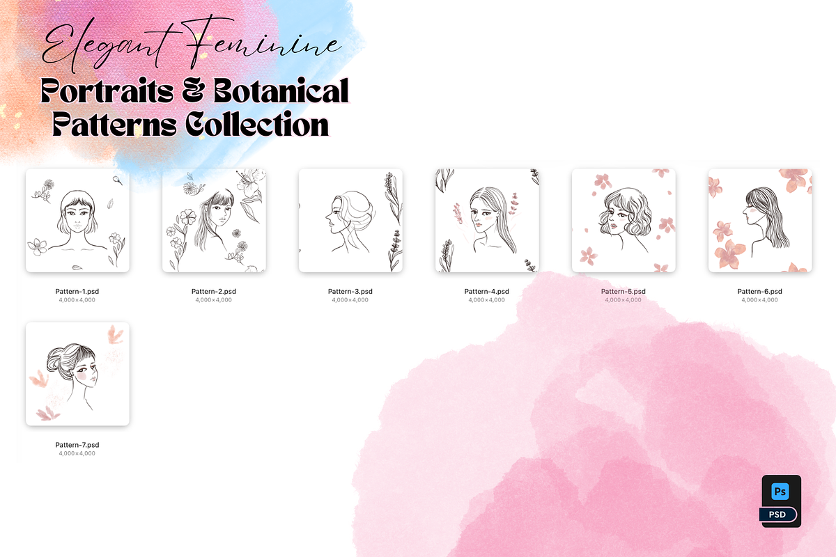 Elegant Feminine & Botanical, a Person Illustration by AMMi (Photo 10 of 12)