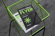 Black Friday Flyer Mockup, an Advertising Mockup by Rielismee (Thumbnail 2 of 5)