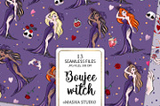 Boujee Witch Seamless Digital Papers, a Graphic by Masha  Studio (Thumbnail 5 of 7)
