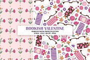 Bookish Valentine Seamless Patterns, a Pattern Graphic by Alanna Messina Design Co (Thumbnail 5 of 8)