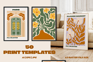 Fall Gallery Vector Poster Creator