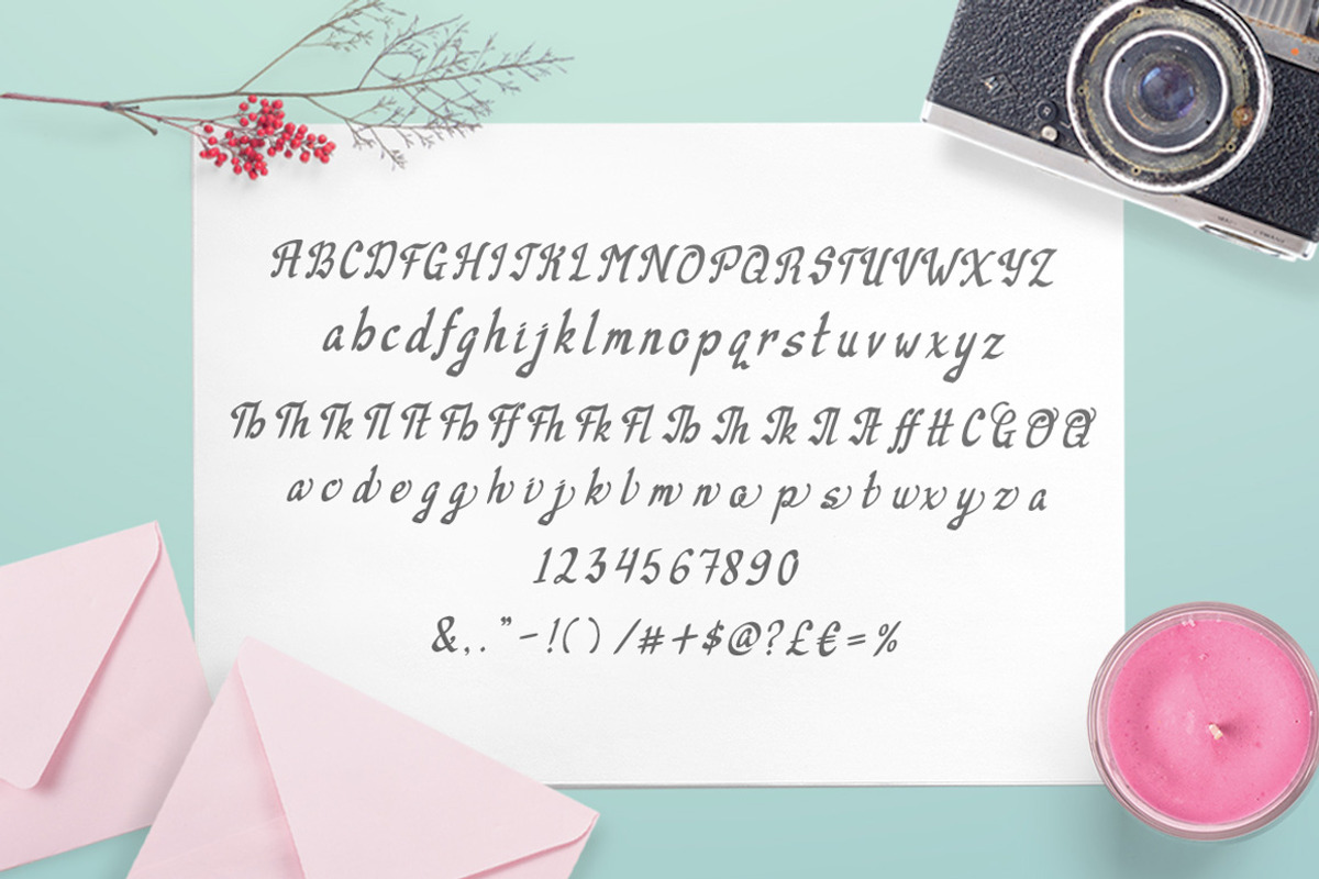 Camille, a Script Font by TGIF.STD (Photo 2 of 5)