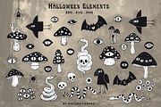 WHIMSICAL HALLOWEEN Clipart Bundle, a Decorative Illustration by InstaDesignPro (Thumbnail 4 of 13)