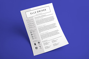 Simple Elegant Word Resume Template