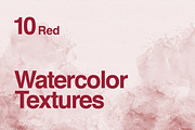 Red Watercolor Textures, a Texture Graphic by David Ristevski (Thumbnail 1 of 11)