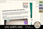 Love Hearts Card SVG Cutting File, an Invitation Template by Clikchic Designs (Thumbnail 5 of 5)