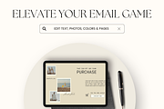Email Marketing Newsletter Template, an Email Template by Branding Babe Co. (Thumbnail 9 of 9)
