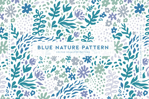 Blue Nature Pattern