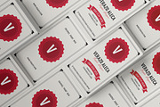 Clean Vintage Business Card, a Business Card Template by Verazo (Thumbnail 3 of 4)