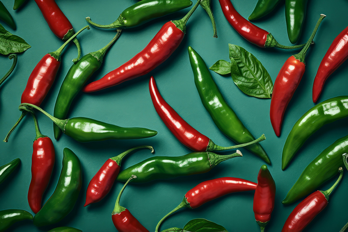 Chili pepper patterns - 32 images, a Food Illustration by Handmadefont (Photo 3 of 11)