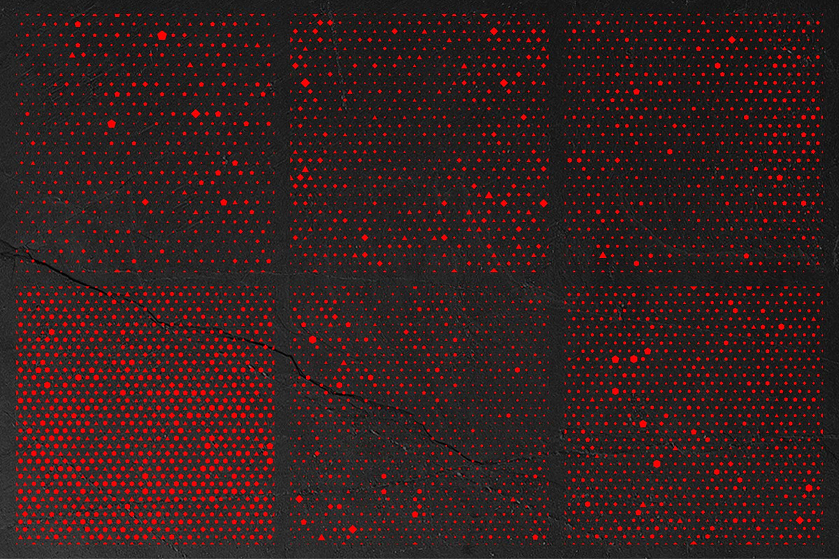 Geometric Backgrounds Pack, a Pattern Graphic by fukomoku (Photo 5 of 9)