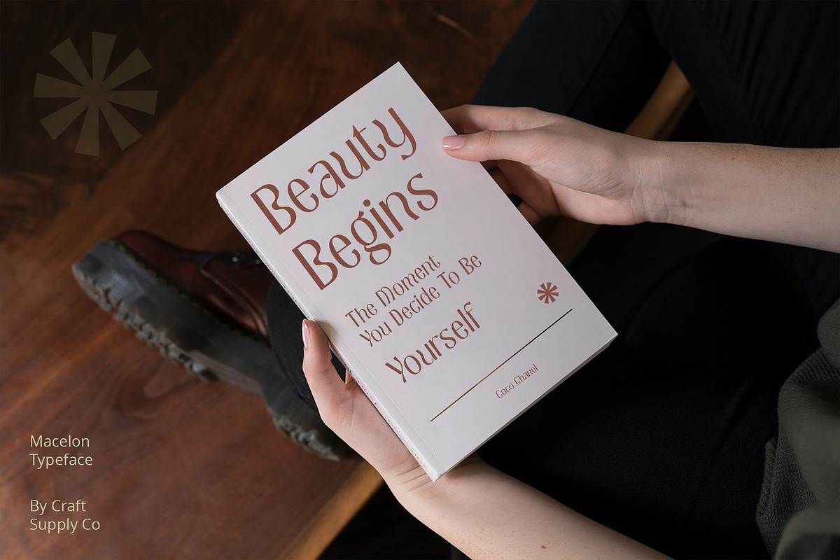 Macelon – Art Noveau Font, a Sans Serif Font by Craft Supply Co. (Photo 5 of 8)