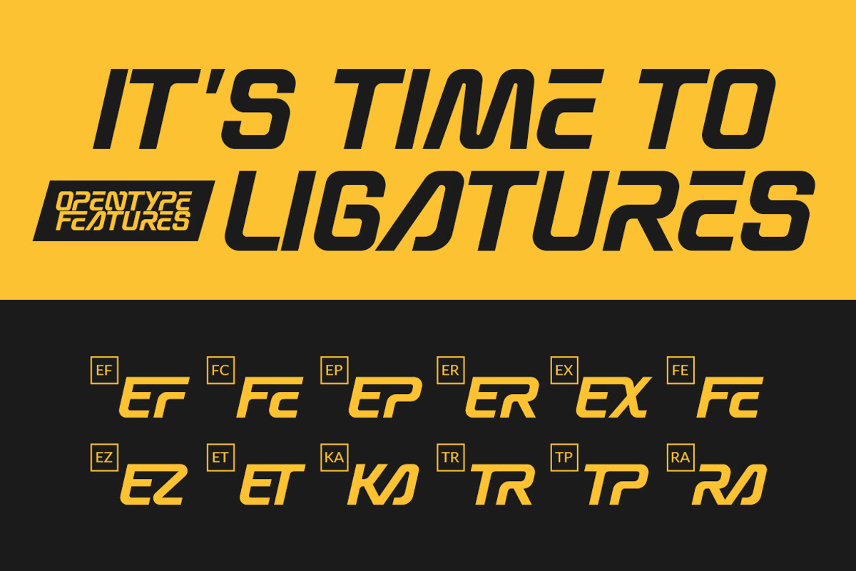 Hyper Trooper - Sport and Tech Font, a Sans Serif Font by VASTARD STUDIO (Photo 3 of 8)