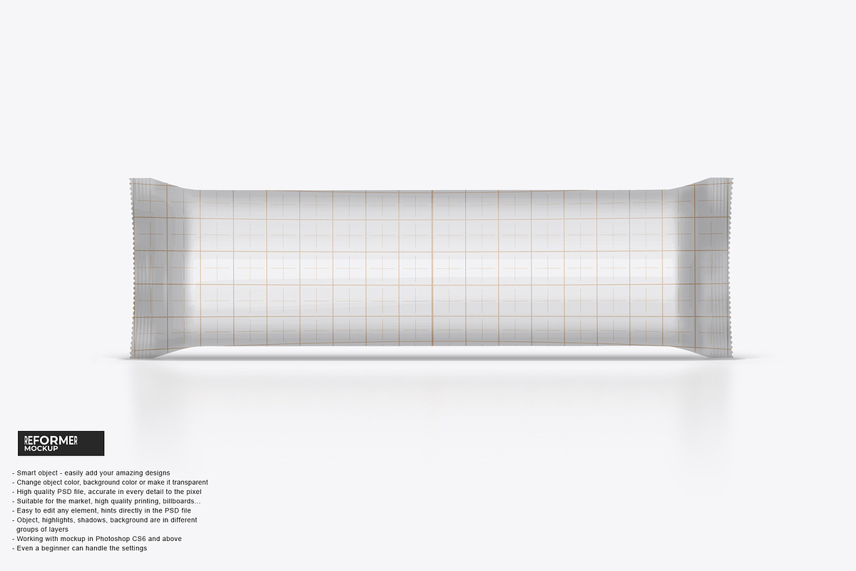 Kraft Spaghetti Pasta Bag Mockup, a Packaging Mockup by Reformer Mockup (Photo 4 of 4)