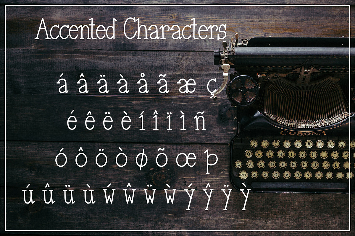 Retro Typewriter - A Classic Font, a Slab Serif Font by Endless Time Graphics (Photo 4 of 7)