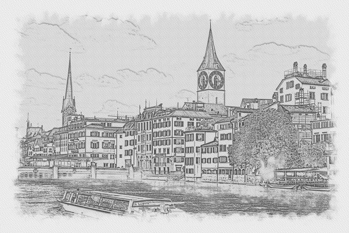 Architecture Sketch Photoshop Action, an Action Add-On by MRI STUDIO (Photo 11 of 17)