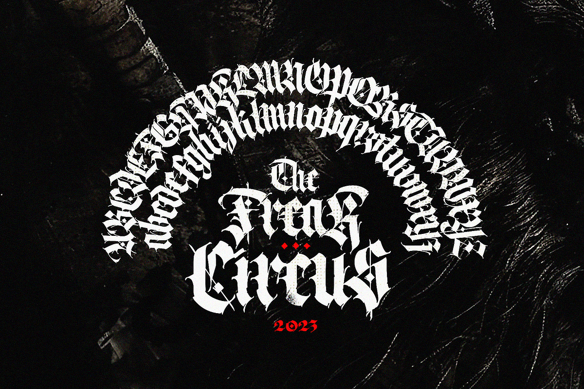 Gothic vector letters - 023, an Object Graphic by GeekClick (Photo 2 of 12)