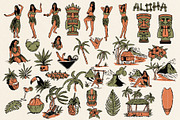 40 Tropical graphic assets, an Object Illustration by Southerntown (Thumbnail 2 of 5)