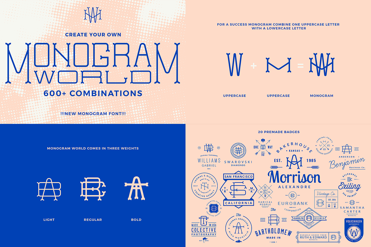 Monogram World Bundle-Monogram Font preview 7