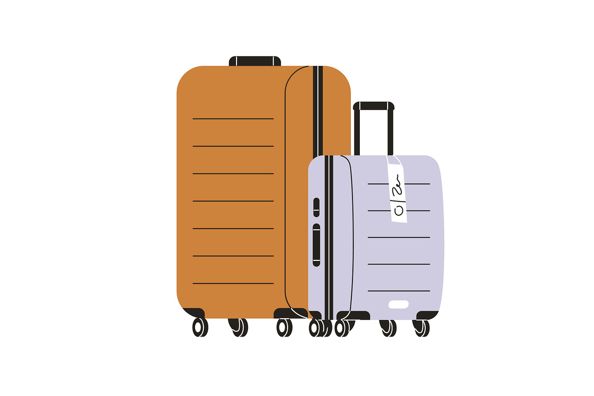 Travel luggage, suitcases set, an Object Illustration by Good Studio (Photo 8 of 9)