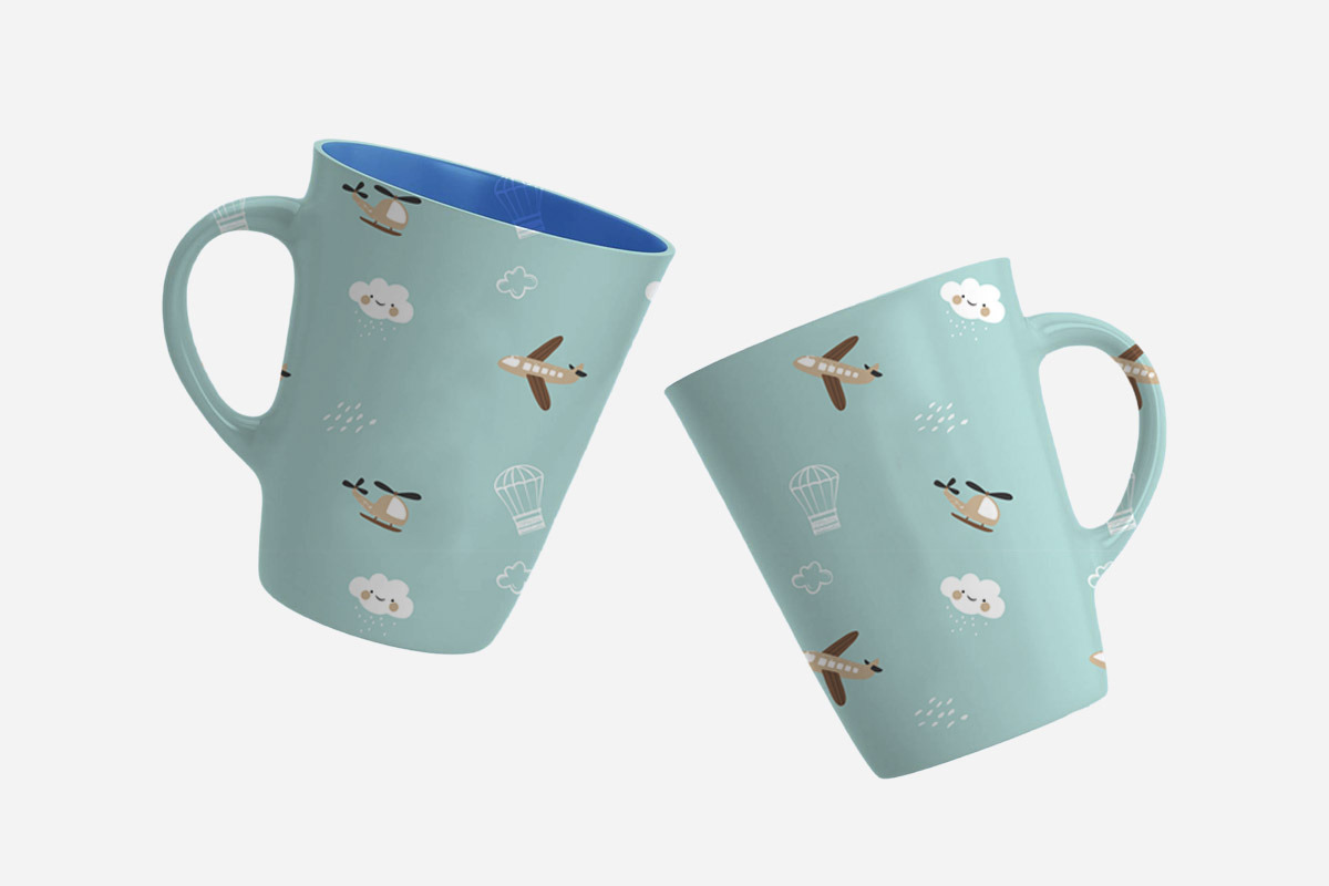 Cute Airplane & Helicopter seamless, a Pattern Graphic by iyhulmonsta (Photo 3 of 3)