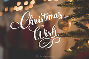 Christmas Wish, a Script Font by Roland Huse Design (Thumbnail 1 of 7)