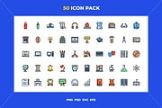 50 Highschool icons, an Outline Icon by Wencory (Thumbnail 1 of 2)