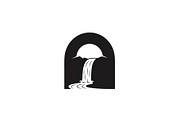 Waterfall Arch Landscape SVG Bundle, an Illustration by jahid234 (Thumbnail 21 of 31)
