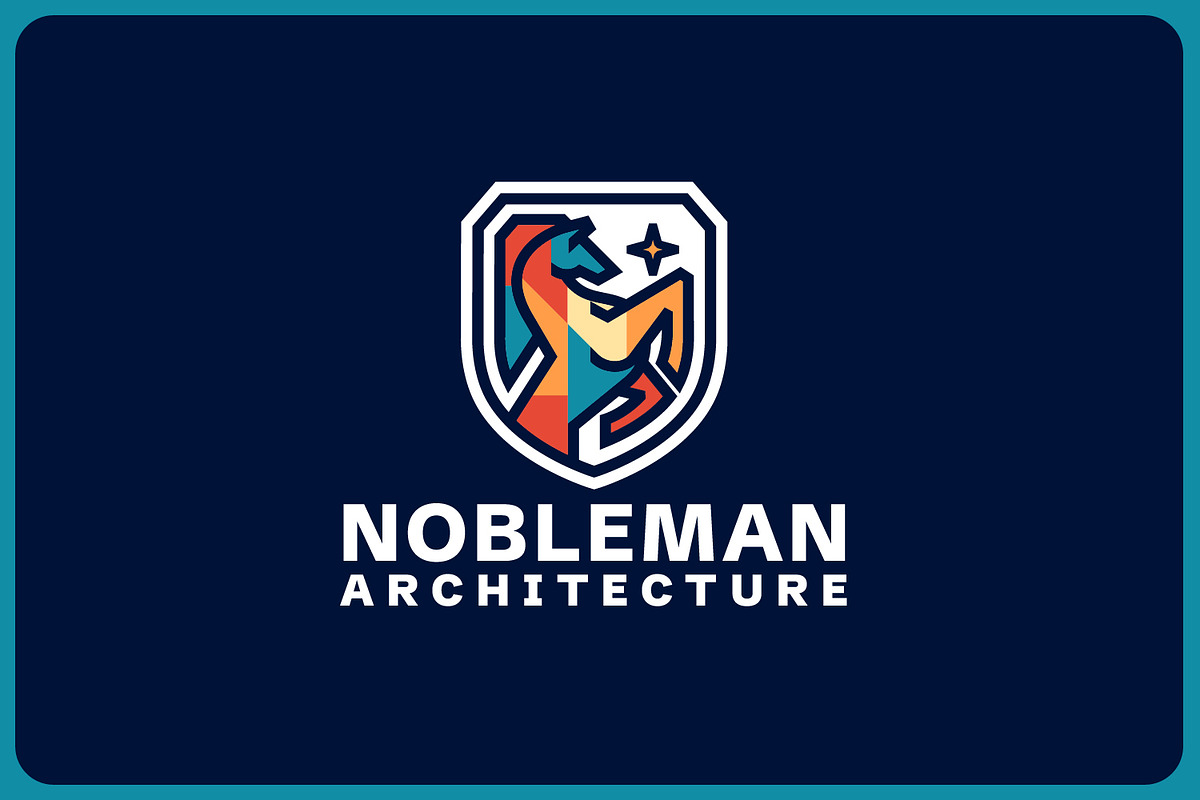 Modern Outline Horse in Shield Logo, a Branding & Logo Template by Suhandi (Photo 3 of 4)