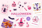 Halloween vector clipart, a Seasonal Illustration by Nadezhda Mikhailova (Thumbnail 1 of 9)